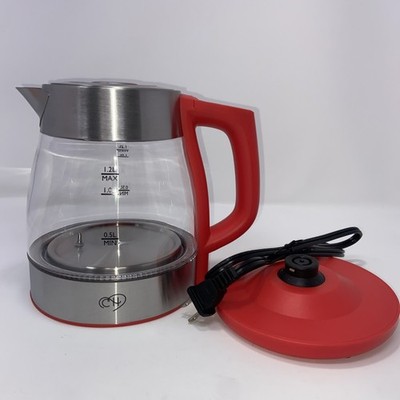 Electric Kettle Carla Hall Sweet Heritage 1.2 Liter Mini Red, Outdoors NEW