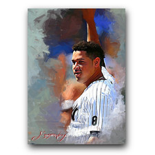 Gary Sanchez #5 Art Card Limited 38/50 Edward Vela Signed (New York Yankees)