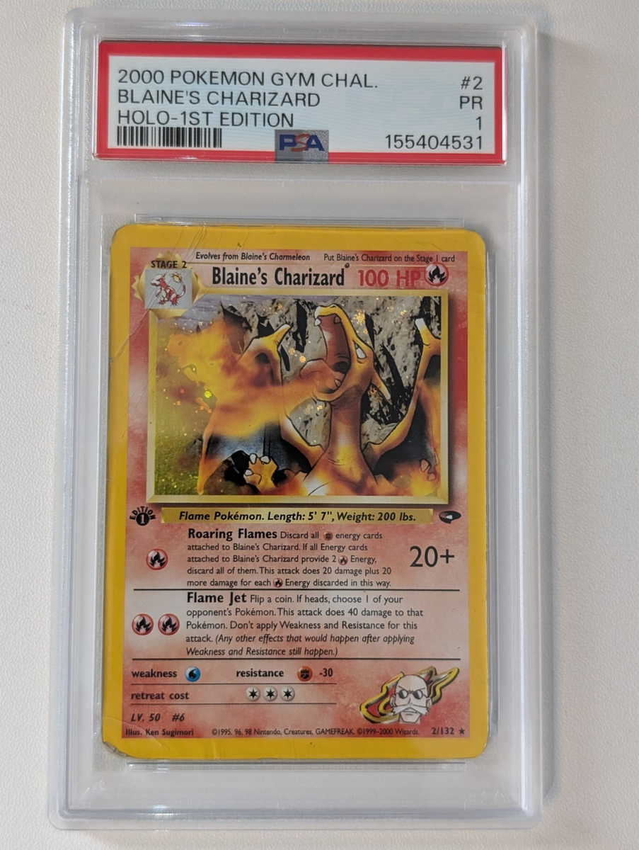 Blaine's Charizard 2/132 Gym Challenge Holo for sale online | eBay