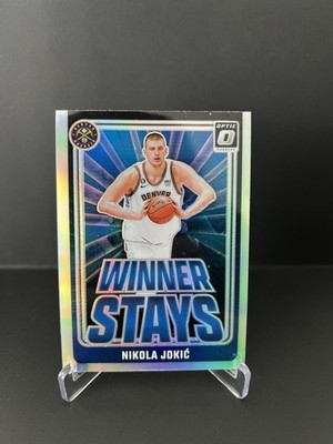2024-25 Donruss Optics - Winner Stays Nikola Jokic #6 Silver Prizm
