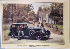 Rolls - Royce 25-30 advertising poster very nice picture 