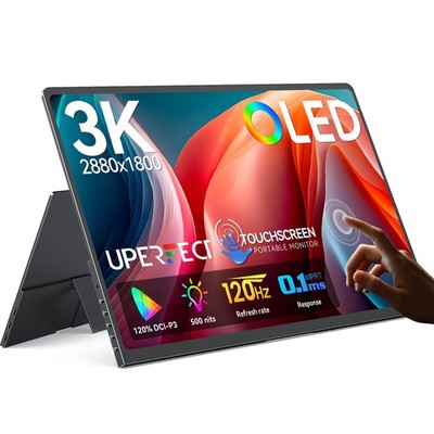 14'' Portable Monitor 3K 2880x1800 Gaming Monitor Touchscreen Laptop Extender