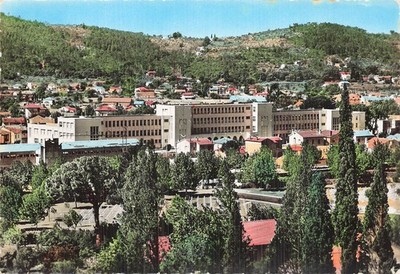 83 DRAGUIGNAN LE LYCEE ET LE CIMETIERE VUS DE LA ROUTE DE GR