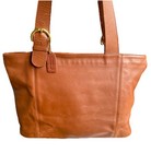 Coach Soho Zip Tote Waverly Lafayette Tan Glove-tanned Leather Vintage # 4155
