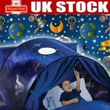 UK Kids Dream Tent Pop-up Foldable Bed Home Playhouse Boys Girls Birthday Gift