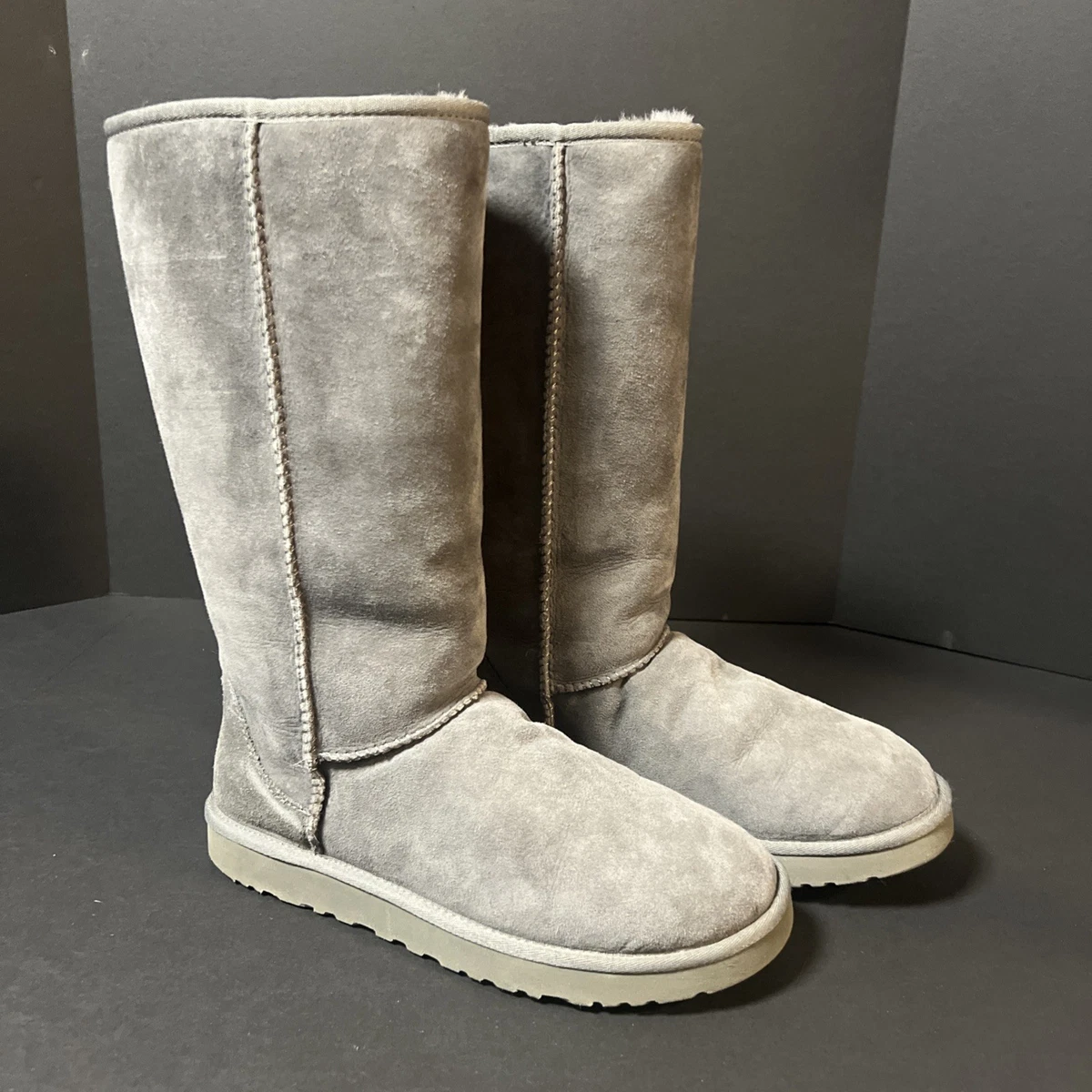 UGG Classic Tall Gray Boots for Women for sale | eBay