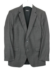 STRELLSON Bailey-Manhattan Blazer Men's EU 50 Single Breasted Wool Pinstriped