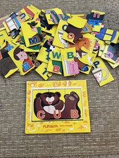 Vintage 1972 Playskool Matchup Words To Spell -24 Puzzles  