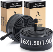 2Pcs Heavy Duty 16 Inchx1.50/1.75/1.90 Bike Tubes,Schrader Valve 32