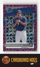 2020 Donruss Optic #95 Shun Yamaguchi Blue Jays Lazer Prizm 122/199