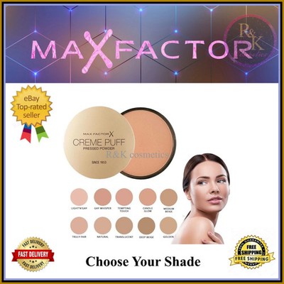 MAX FACTOR Creme Puff Compact Pressed Face Powder 14g *CHOOSE YOUR SHADE*