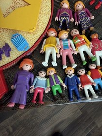 Playmobil White Circus Elephant Romani Circus Lot w/ Many Extras Turntable