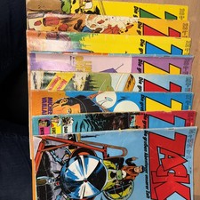 8x Zack Comics aus dem Jahre 1976, Konvolut