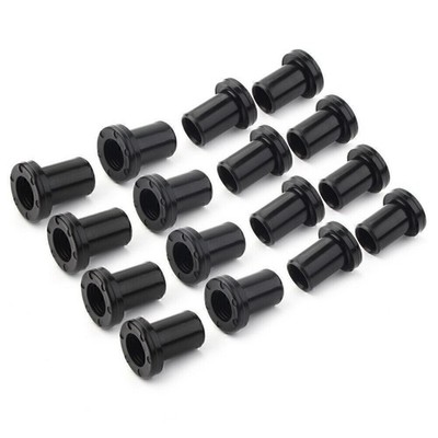 16pcs For Arctic Cat Rear Suspension Bushing Kit 0403-283 Black Motorcycle