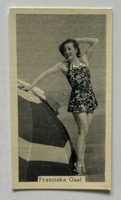 Murray s Bathing Belles #2 Franciska Gaal Tobacco Card CC22