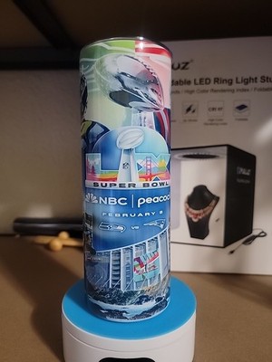 Super Bowl LX Skinny Tumbler | Seattle Seahawks-New England Patriots | Custom