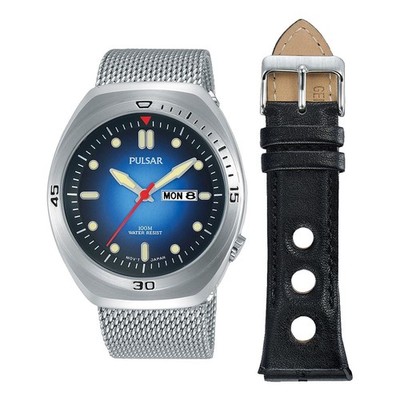 Pulsar Herren Dress Armband 42mm Uhr PJ6097X2