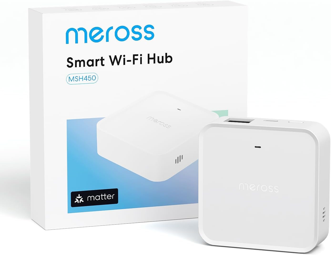 Meross MSH450 Matter Smart Hub | Ethernet & Allarme Domotica