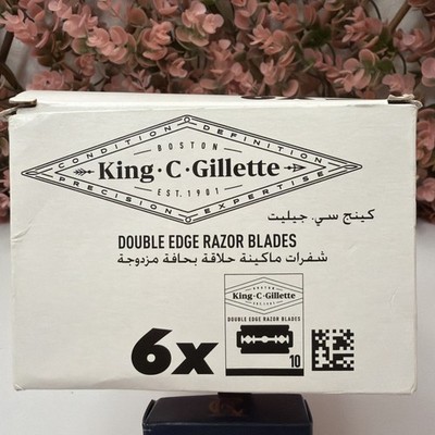 King C. Gillette Rasierklingen Double Edge 60 Stück Neu OVP
