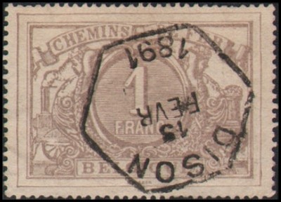 Belgium #Q14 Used Dison cancel