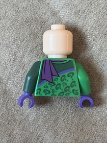 The Riddler 76012 Batman DC Comics Super Heroes LEGO Minifigure Torso And Head