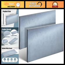 2 Pcs 1/4" x 6" x 12" Hot Rolled Mild Steel Plate - Weldable Flat Stock for Cutt