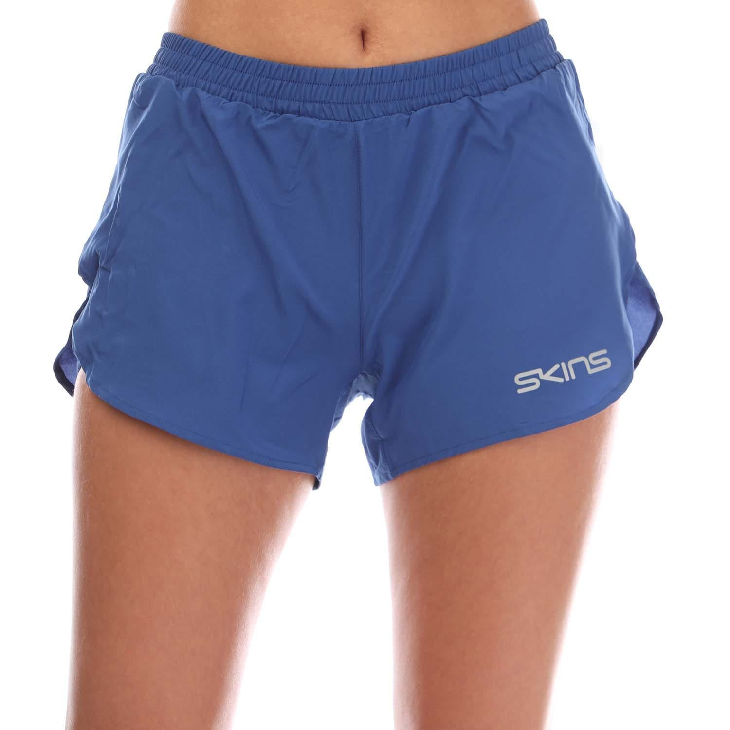 SKINS 3-Series Superpose - Short de Sport 2 en 1 Femme - Noir