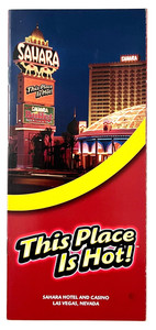 2000s Sahara Hotel Casino Las Vegas Nevada Vintage Travel Gaming Guide Brochure