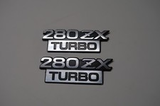 1981-1983 Nissan Datsun 280zx Turbo Fender Emblem Set Free Shipping 1981-1983 Nissan Datsun 280zx Turbo Fender Emblem Set Free Shipping