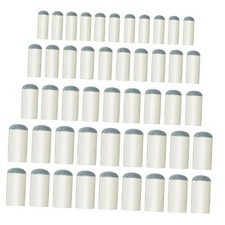 ABOAT 50 Pieces 4 Sizes Pool Cue Tips Slip-On Billiard Cue Tips Replacement, 9