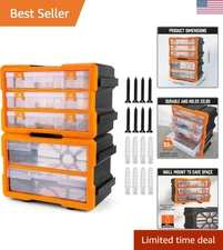 Durable 38-Drawer Organizer Cabinet for Tools, Screws & Crafts - Easy Access
