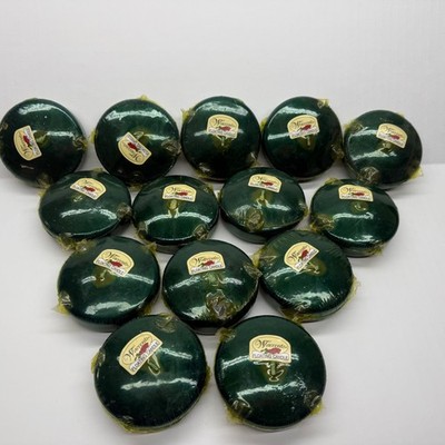 New Floating Candles Lot 14 Sealed Vintage Colour Spot 3'' Dark Green Waccents