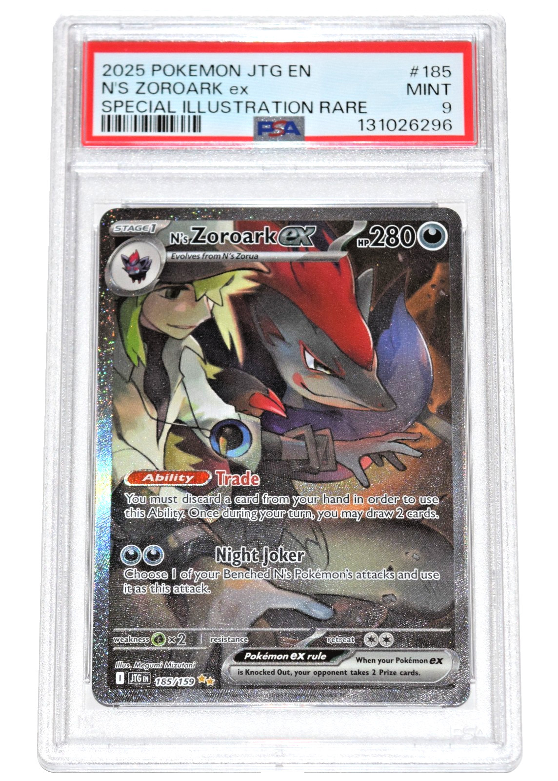 N's Zoroark ex 2025 Scarlet & Violet: Journey Together #185/159