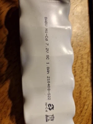 PACIFIC Ni-Cad 7.2V Sc 1.8Ah Battery Pack With Plug