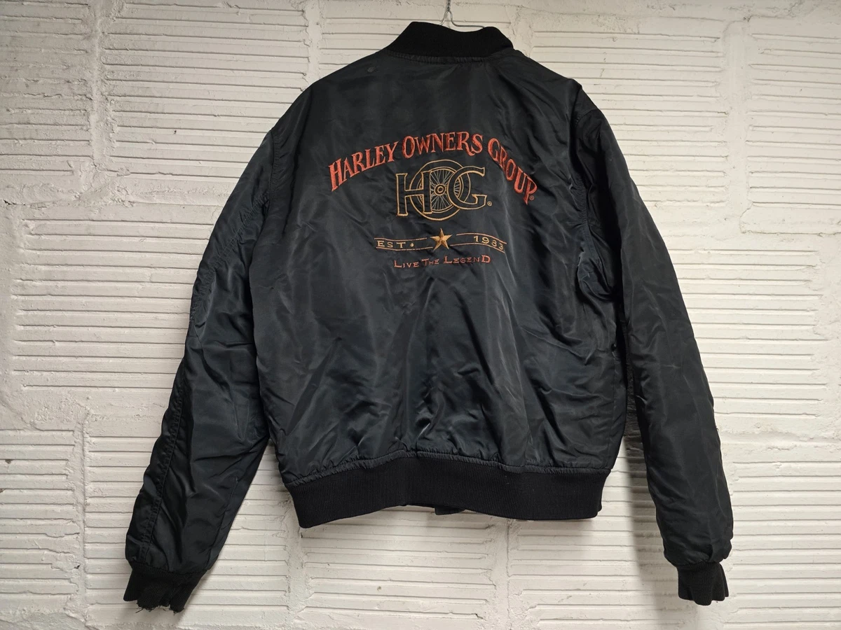 harley davidson bomber jacket products for sale | eBay