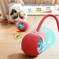 Automatic Rolling Ball Smart Cat Dog Toy Electric Pet Self-moving Kitten Game US