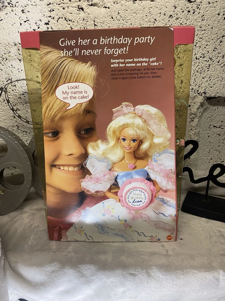 Muñeca Barbie Mattel 1992 fiesta de cumpleaños 3388 en caja original Foto 4 de 4