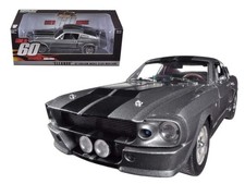 1967 Ford Mustang Custom "Eleanor" Gray Metallic with Black Stripes "Gone in 60