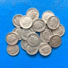 Lot of 20 Silver  Roosevelt dimes 1946-1964