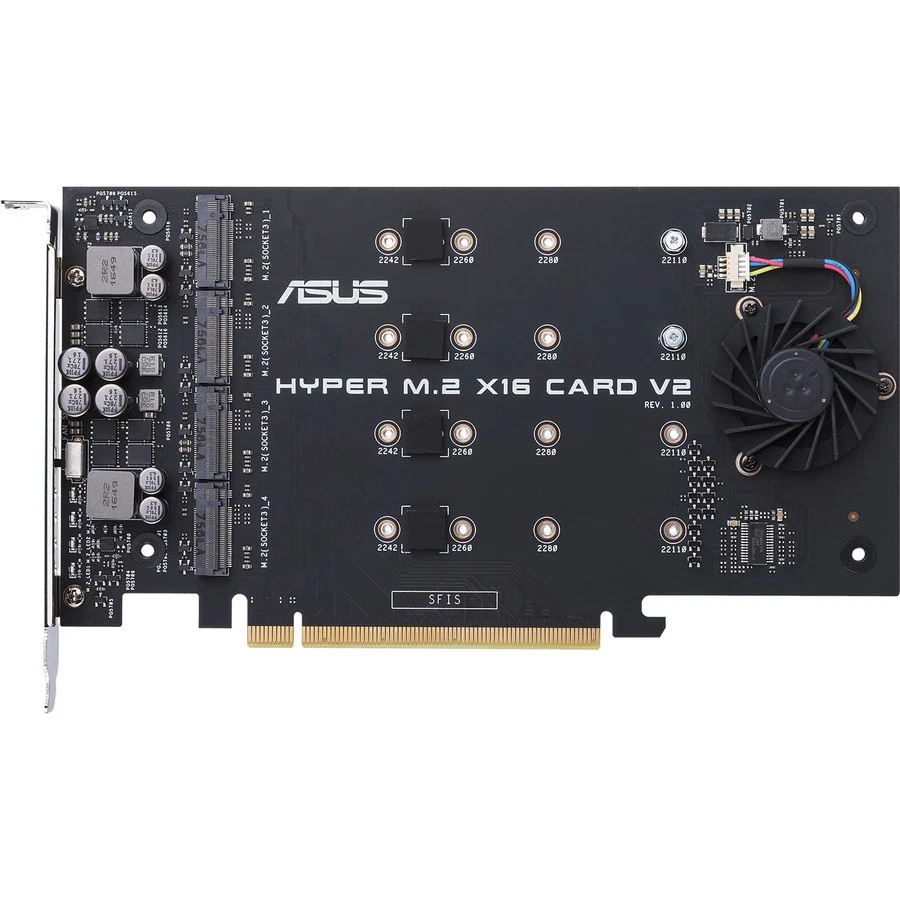 Asus M.2 to PCI Express Adapter (HYPER M.2 X16 CARD V2) - Image 4 of 4