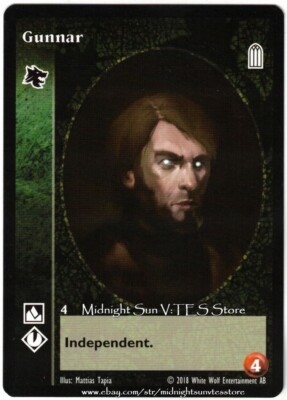 Gunnar Gangrel Keepers of Tradition 2018 BCP V:TES VTES Vampire CCG