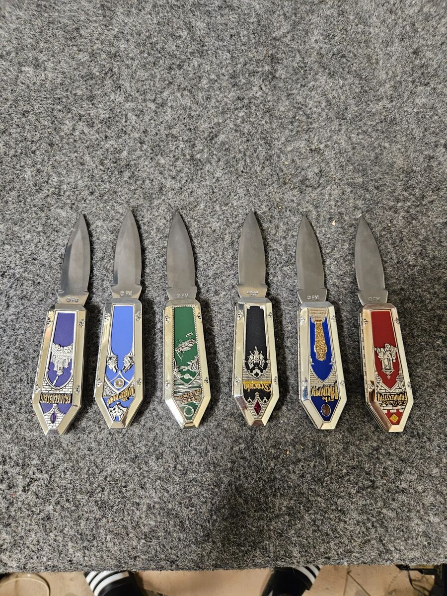 Franklin Mint Monster Collector Knife Set all 6 monster Franklin Mint Monster Collector Knife Set all 6 monster
