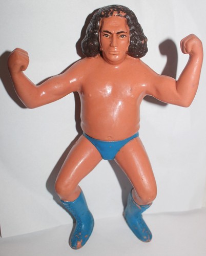 USED LJN Andre The Giant Action Figure WWF WWE Tit...