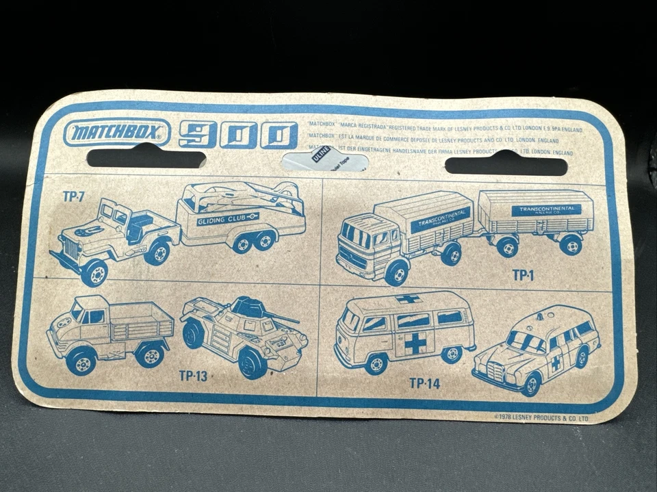 Sealed 1978 Matchbox 900 TP 3 CJ8 JEEP & PONY TRAILER FREE SHIPPING SUPERFAST - Image 2 of 2