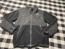 The North Face Jacket Boys Large 14/16 Black Gray Outdoor Casual Full Zip Fleece