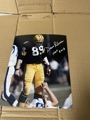GREEN BAY PACKERS Dave Robinson #89 SIGNED 8X10 PHOTO Hof 2013