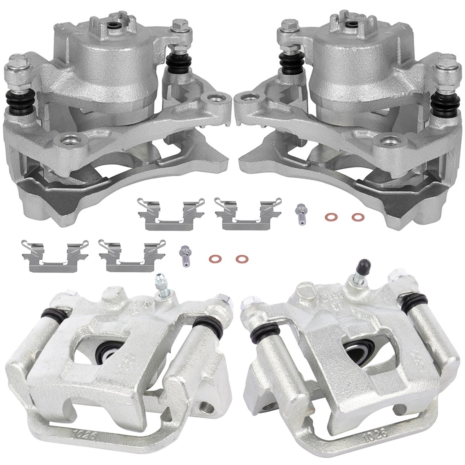 Upgrade Your 13-18 Nissan Altima with 4x Front & Rear Brake Calipers and Ceramic Pads