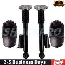4x Rear Air Suspension Shock Absorbers & Spring Bags Fit Mercedes-Benz GLS W167