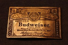 Vintage Budweiser King Of Beers Belt Buckle A-168