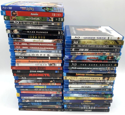 Buy 2 Get 1 Free Blu Rays + DVD's + Digital Copy Many Titles